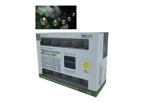 Dekorativní LED solární girlanda TRIXLINE TR 609