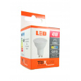 LED izzó BC TR 4W GU10 meleg fehér