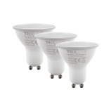 LED izzó Trixline 6W GU10 neutrális fehér 3 PACK
