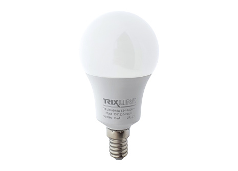 LED izzó BC TR 8W E14 A50 meleg fehér