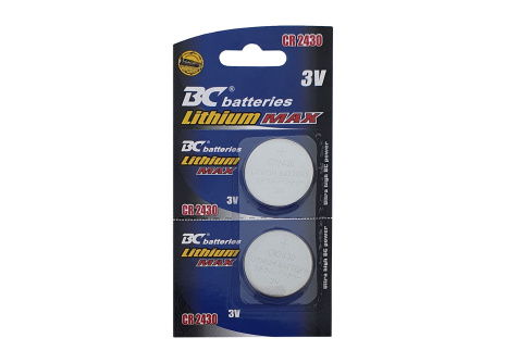 Lithium  3V gombelem BC batteries CR 2430