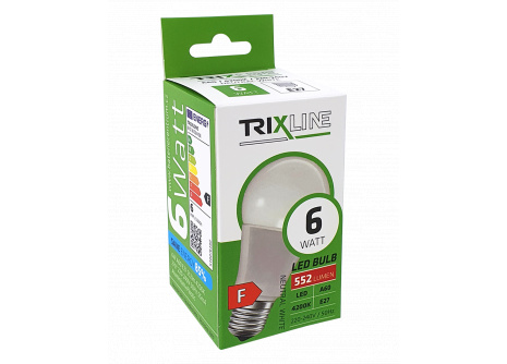 LED izzó Trixline 6W 552lm E27 A60 neutrális fehér