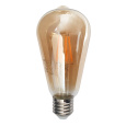 Dekorační LED žárovka - Gold FILAMENT 4W 440lm ST64 E27 teplá bílá Trixline