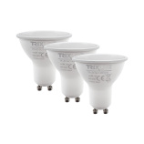 LED izzó Trixline 6W GU10 neutrális fehér 3 PACK