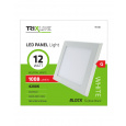 Mennyezeti LED lámpa TRIXLINE – felületre szerelhetö négyszögletes 12W hideg fehér