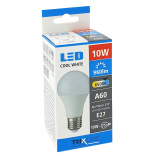LED izzó 10W E27 A60 hideg fehér