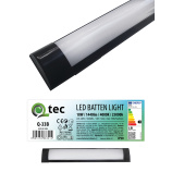 Q-33B 18W LED BATTEN LIGHT podlinkové světlo - černé QTEC 60cm