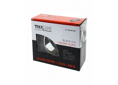 Podhledový rámeček pro MR16, GU10 TRIXLINE B/TR 516 CHS, čtvercový