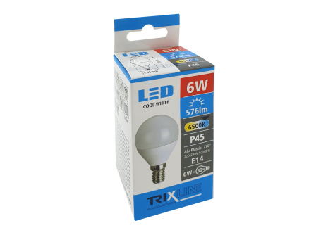 LED izzó BC TR 6W E14 P45