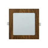 TR-150 LED panel 12W 1008lm 4200K dekor fa - négyzet, beépített vestavný Trixline