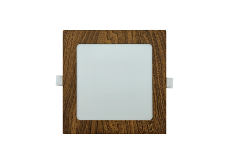 TR-150 LED panel 12W 1008lm 4200K dekor fa - négyzet, beépített vestavný Trixline