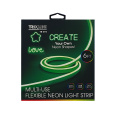 TR-31N Flexibilis NEON LED szalag - zöld 1,8m USB-vel Trixline