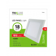 Mennyezeti LED lámpa TRIXLINE – felületre szerelhetö négyszögletes 18W hideg fehér