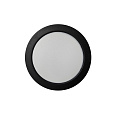 Q-61M LED panel 12W 1200lm 4000K černý - kruhový přisazený Qtec
