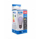 LED izzó 8W E27 G45 Trixline nappali lámpa 