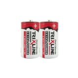 ZnCl 1,5V baby elem BC R14/2P TRIXLINE Extra power
