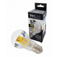 LED izzó Trixline DECOR MIRROR A60, 8W E27 SILVER
