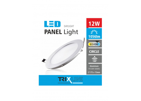 Mennyezeti LED lámpa TRIXLINE – kerek 12W