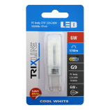 LED izzó Trixline 6W G9 6500K hideg fehér