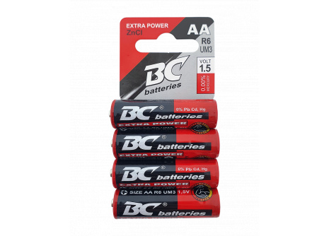 ZnCl 1,5 ceruza elemek BCR6/4P