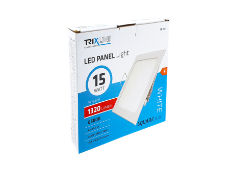 Mennyezeti LED lámpa TRIXLINE – négyszögletes 15W 