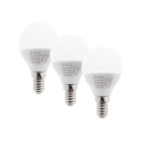 LED izzó Trixline 6W P45 E14 hideg fehér 3 PACK