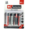 BC batteries zinkochloridová tužková AA baterie 1,5V R6 BC batteries zinkochloridová tužková AA baterie 1,5V R6
