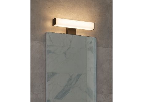 Q-316B LED 4W/350lm/4000K zrcadlové světlo 20cm - černé QTEC