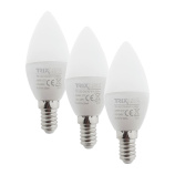 LED žárovka Trixline 6W C35 E14 neutrální bílá 3 PACK