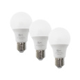 LED izzó 9W/828lm/A60/E27 neutrális fehér 3 PACK Qtec