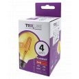 Dekor LED izzó FILAMENT Trixline 4W 440lm G95 E27 meleg fehér