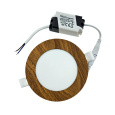 TR-145 LED panel 6W 504lm 4200K dekor fa - kerek beépített Trixline