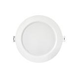 Q-102P LED panel 9W 990lm 4000K bílý - kruhový vestavný Qtec