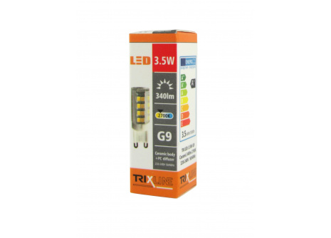 LED izzó BC TR 3,5W G9 meleg fehér