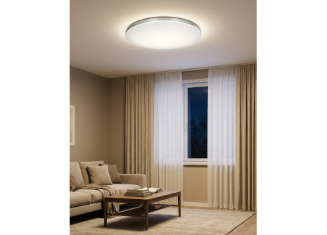 LED stropní svítidlo TR-613C - VENTA 80W 7600lm ø78cm CCT + ovladač Trixline