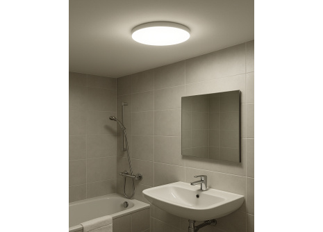 Q-220CP Led stropní svítidlo RIMA 10W 850lm 4000K ø22,5cm/kruhové bílé QTEC