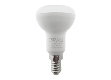 LED izzó Trixline 6,5W 611lm E14 R50 hifeg fehér