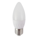 LED žárovka Trixline svíčková 6W C35 E27 studená bílá