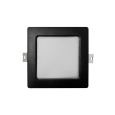 Q-58M LED panel 6W 660lm 4000K černý - čtvercový přisazený Qtec