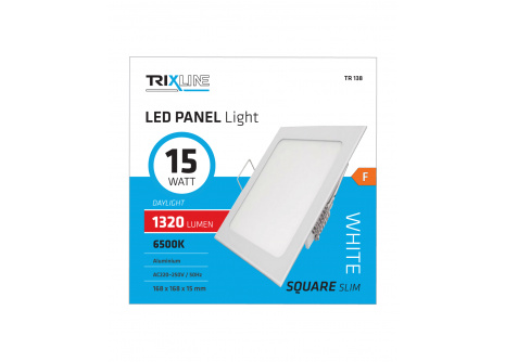 Mennyezeti LED lámpa TRIXLINE – négyszögletes 15W 