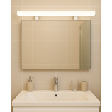 Q-322CH LED 12W/1200lm/4000K tükörmegvilágító lámpa  80cm - chrome QTEC