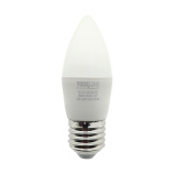 LED žárovka 6W 535lm E27 C35 studená bílá Trixline