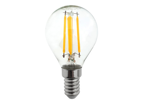 Dekor LED izzó FILAMENT Trixline 5W 600lm G45 E14 meleg fehér