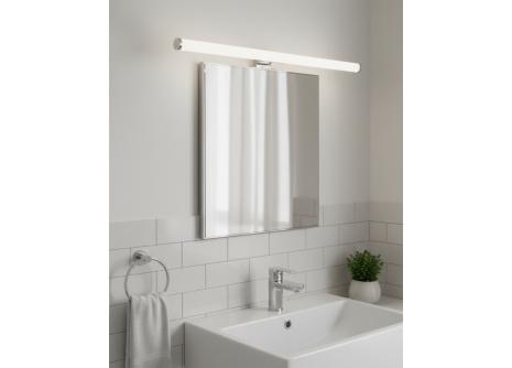 Q-315CH LED 7W/600lm/4000K zrcadlové světlo 50cm - černé QTEC