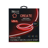 TR-30N Flexibilis NEON LED szalag - piros 1,8m  USB-vel Trixline
