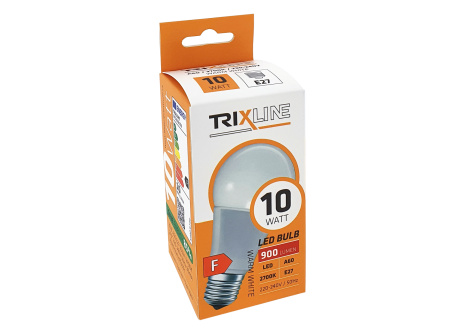 LED izzó Trixline 10W 900lm E27 A60 2700K meleg fehér