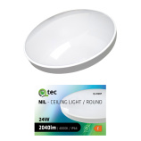 Led svítidlo QTEC Q-232CP 24W 4000K ø37cm/kruhové bílé