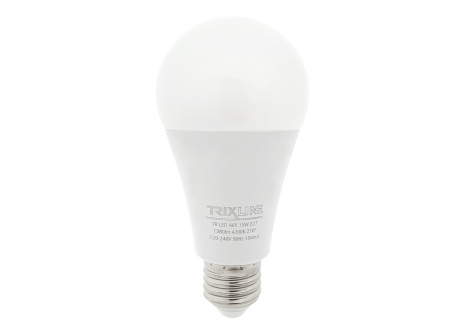 LED izzó Trixline 15W 1380lm E27 A65 neutrális fehér