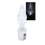 HD-135 LED gyertya "Szűz Mária" - fehér villogó láng HOME DECOR
