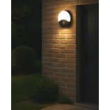 Q-19AD LED 18W/1260lm/4000K nástěnné, senzorové, kulaté světlo - šedé QTEC